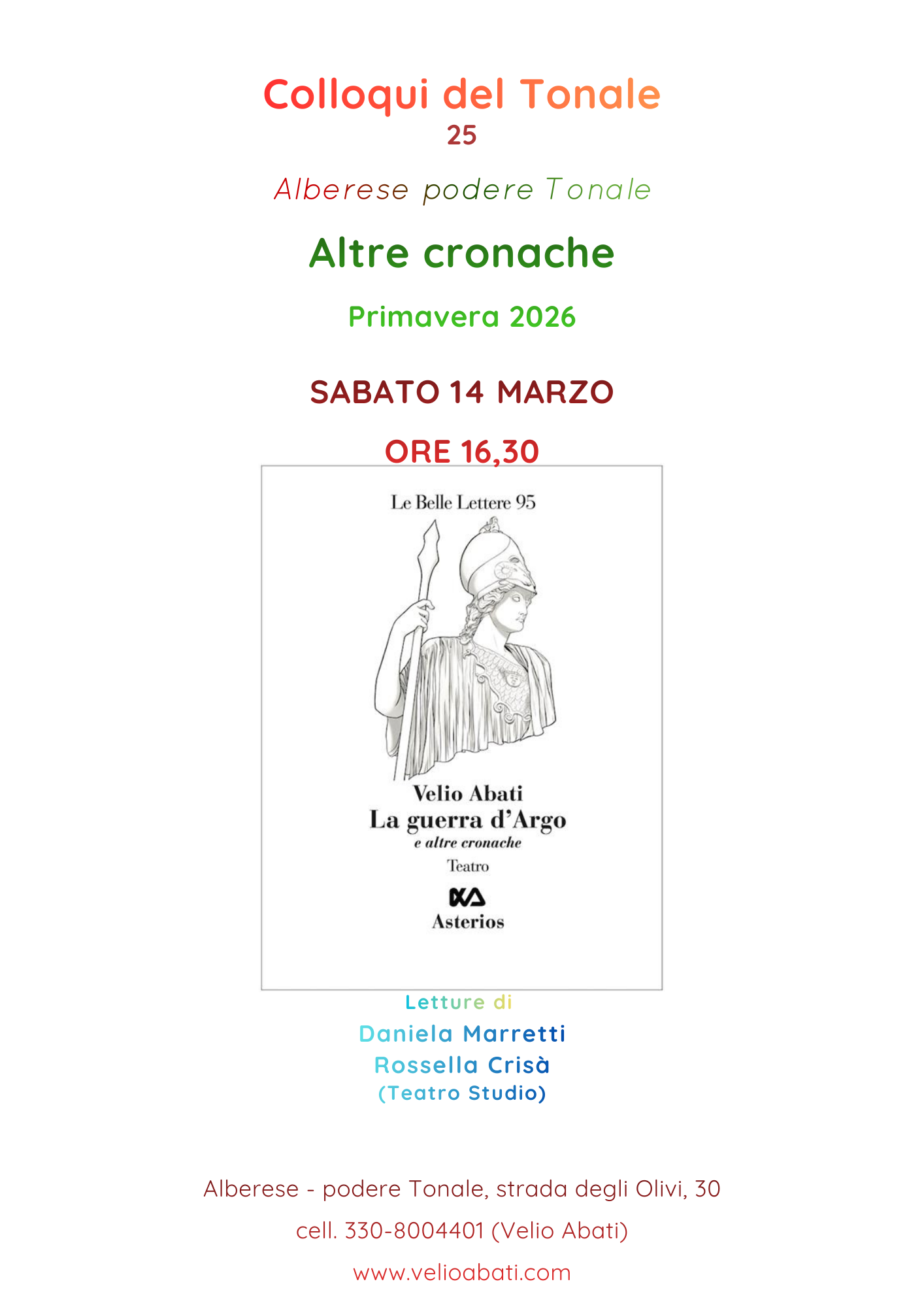 COLLOQUI TONALE ROSA