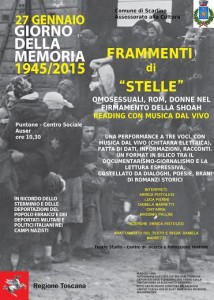 spettacolo giorno della memoria shoah nazismo zingari 