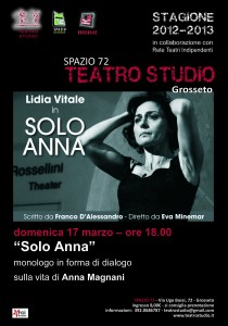 spettacolo teatrale di lidia vitale su anna magnani