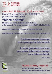 mare nostro erri de luca fabio geda in mare ci sono i coccodrilli teatro